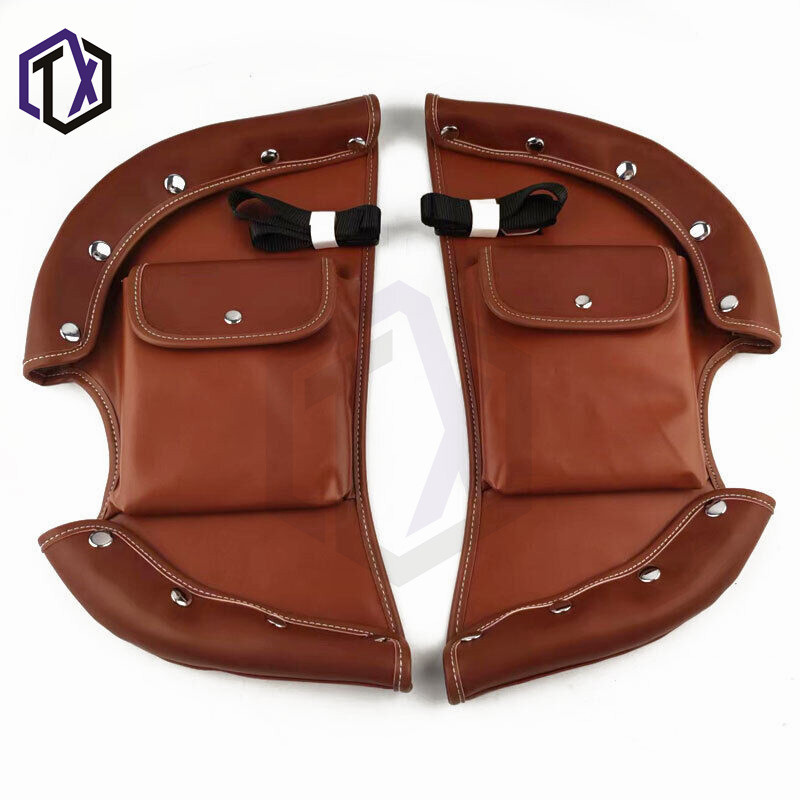热销适合印第安黑马领地酋长前护杠护腿快包挡风皮套挡风包杂物拆