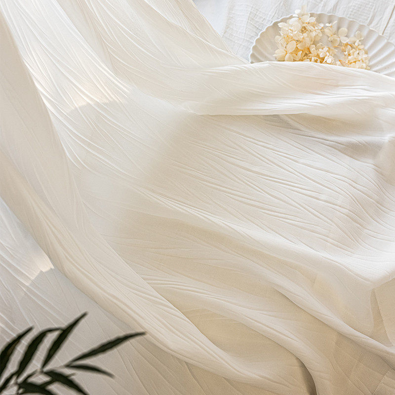 日式窗纱纱帘2021年新款卧室客厅透光不透人白纱雪纺窗帘人气网红,居家布艺,定制窗帘,淘宝优惠券,粉丝福利购,淘宝优惠卷