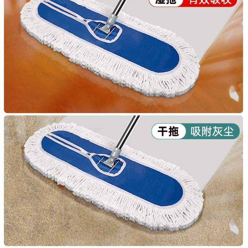 平板拖把大号一拖净工厂工业车间专用大尘推酒店排拖保洁拖布地拖
