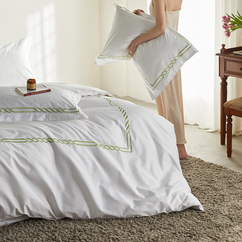 星级酒店布草加厚全棉6080100s批发宾馆酒店床品酒店四件套民宿