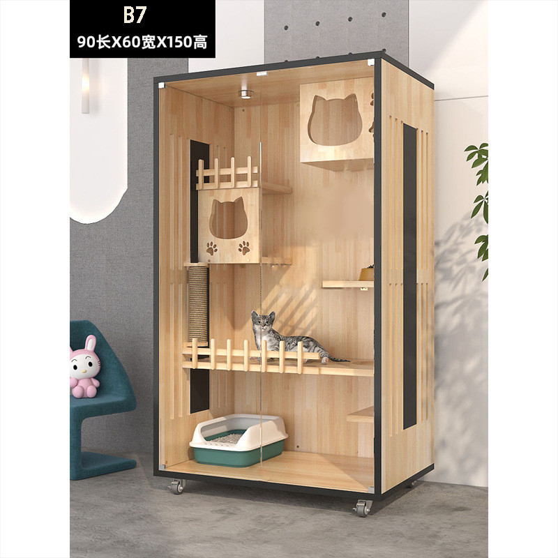 猫笼子猫柜猫别墅木质猫笼猫窝猫房子别墅猫屋猫咪柜猫猫窝猫舍柜