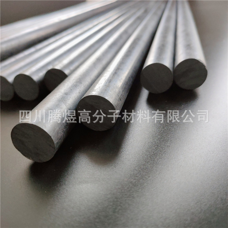 热销四川厂家生产耐高温pps棒聚苯硫醚棒黑色pps棒绝缘棒30mm规格