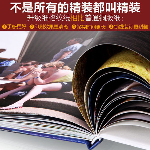 xyt12寸横款儿童照片书精装宝宝相册制作毕业纪念册写真影集