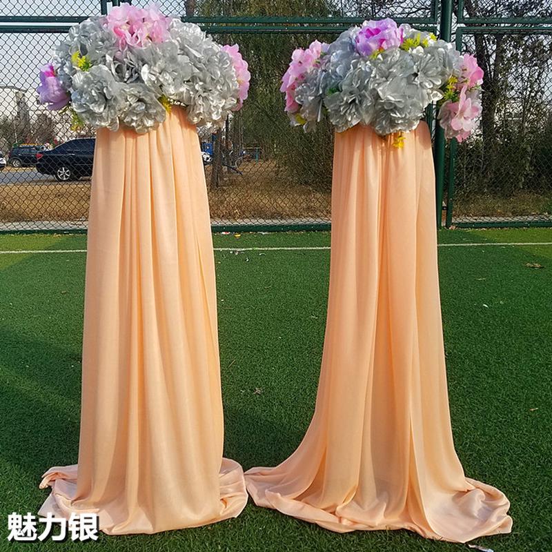 新款欧式拱门门婚礼橱窗布景道具开业庆典节庆用品仿真绢花花婚庆