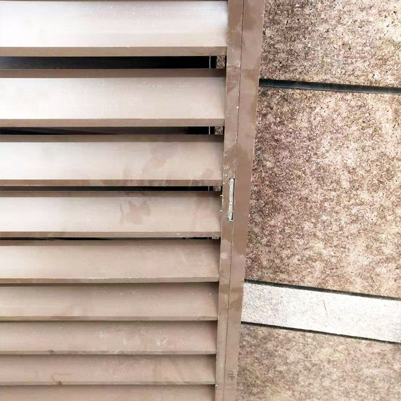外墙装饰防雨百叶窗暖气罩百叶窗百叶窗空调固定通风空铝合金通风