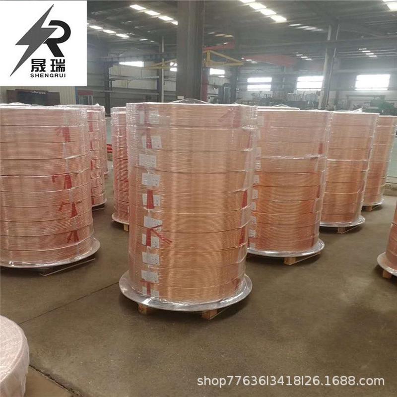 厂家销售tp2紫铜管r410a冷媒铜管空调制冷紫铜盘管空调铜管