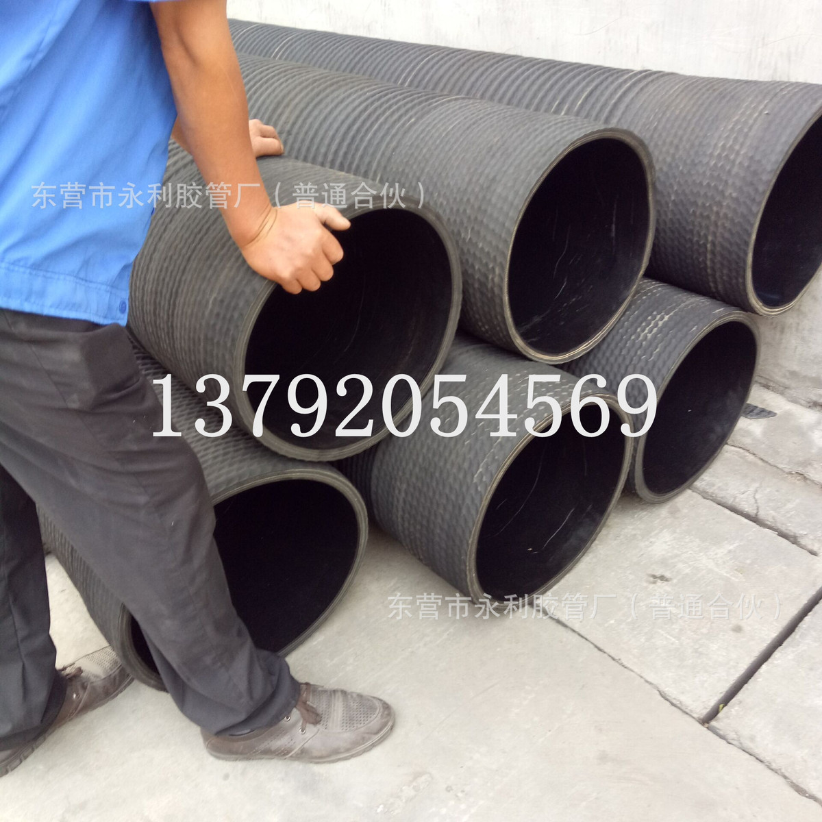 200mm-1000mm橡胶钢丝橡胶管吸管黑色橡胶螺旋管吸排水埋