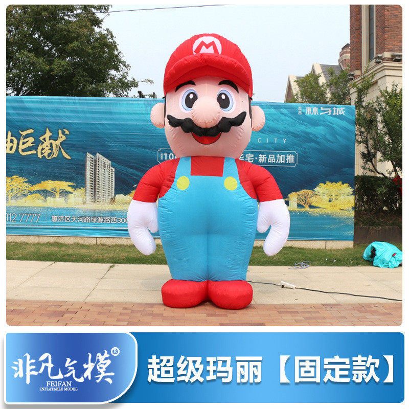 气模充气卡通气模海绵宝宝派广告加菲猫行走人偶景区大星活动宣传