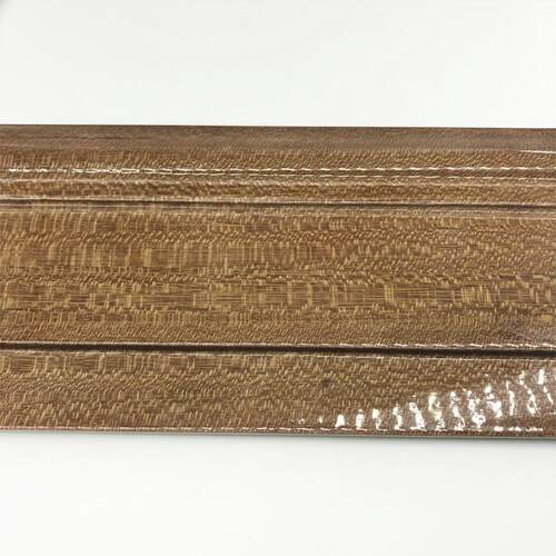 批发多层板尼斯染色木皮踢脚线工程贴木皮线条实木包覆装饰线条