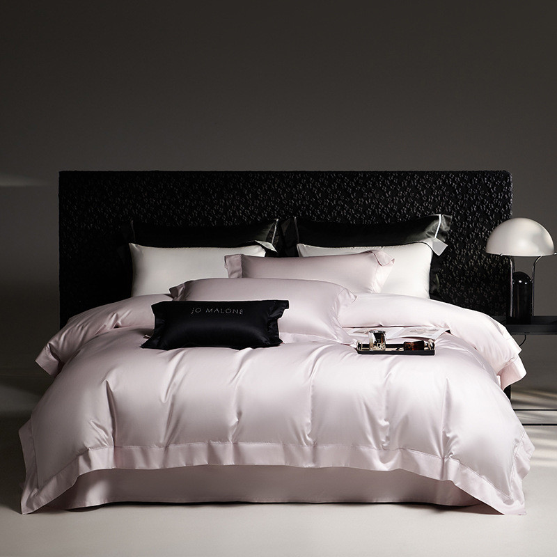 高定丨塔尖极简200纱埃及超级长绒棉四件套千根支丝滑柔密四季用