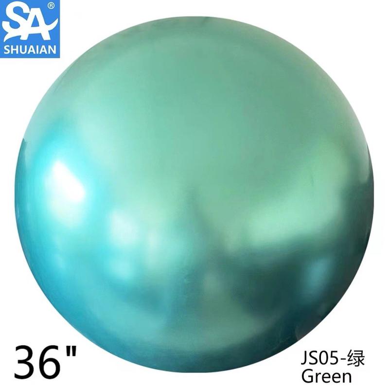 帅安气球36寸30克宴铬金属气球装饰结婚生日加厚场景布置10个装