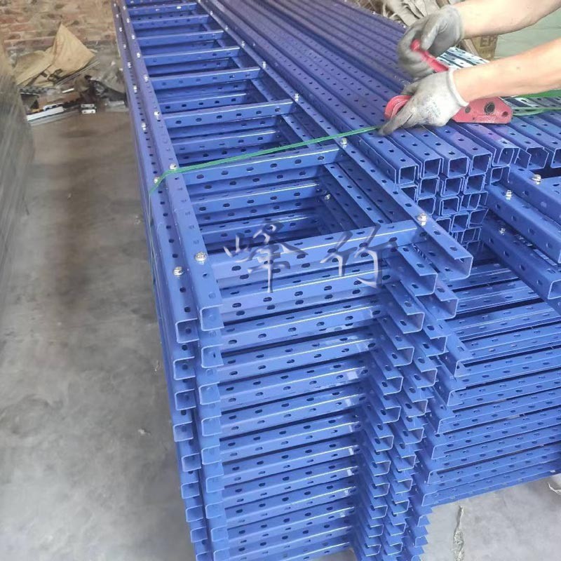 u型钢走线桥架多孔钢制喷塑走线架信息机房梯形架综合布线