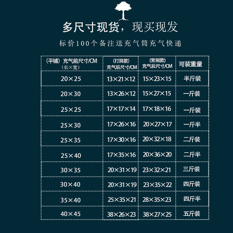 热销葡萄袋中袋快递打包防摔空气袋水果防撞气柱袋充气包装气泡袋