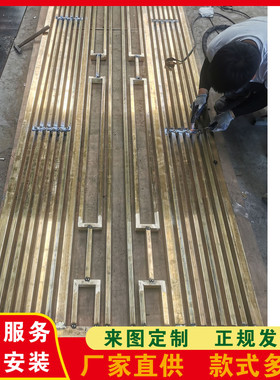 大型屏风黄铜室内隔断铜装饰景墙铜浮雕壁画厂家直销