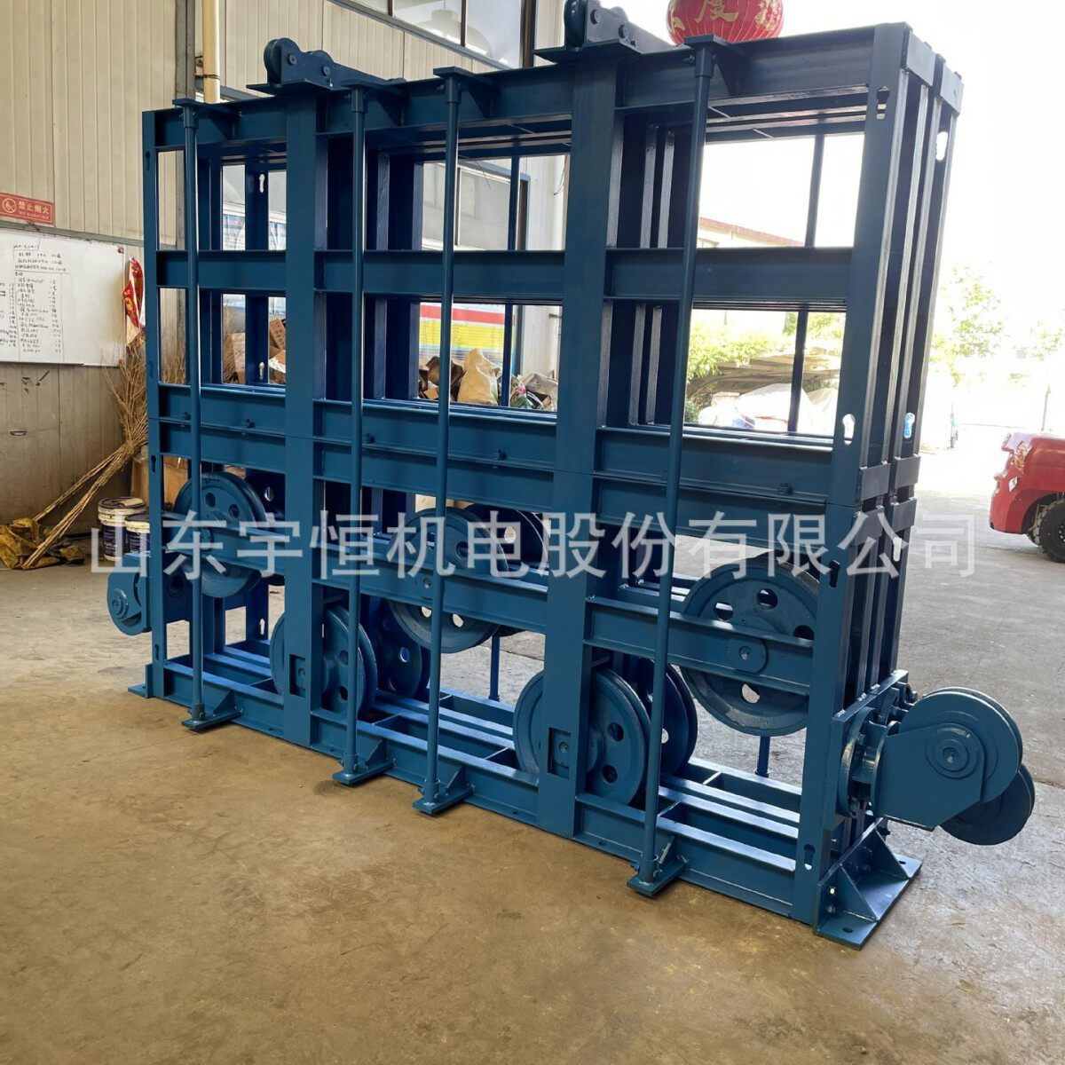 热销五轮运输设备张紧装置煤矿用无极绳绞车装置井下重锤