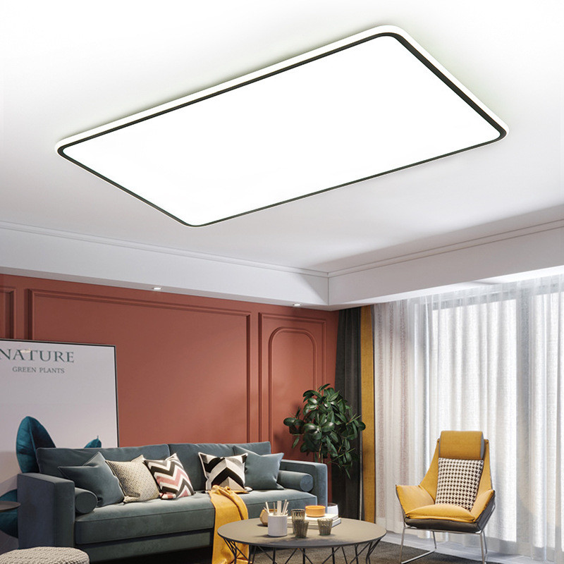 简约客厅灯led吸顶灯现代大气家用长方形灯具餐厅卧室灯房间北欧