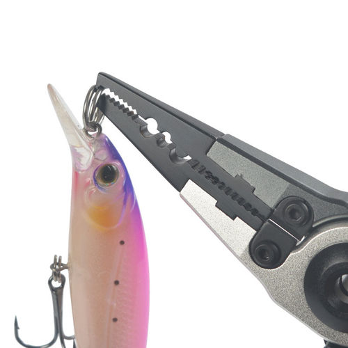 工厂定制多功能自锁式路亚钳铝合金摘勾钳控鱼钳控鱼器钓鱼剪