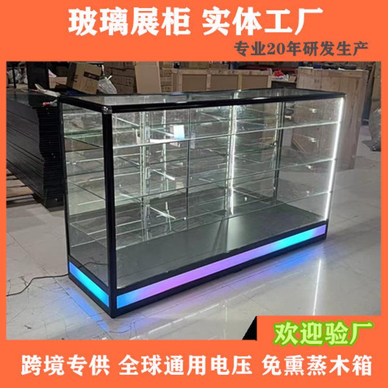 铝合金玻璃展示柜玻璃柜数码产品展示柜透明玻璃柜展厅电子