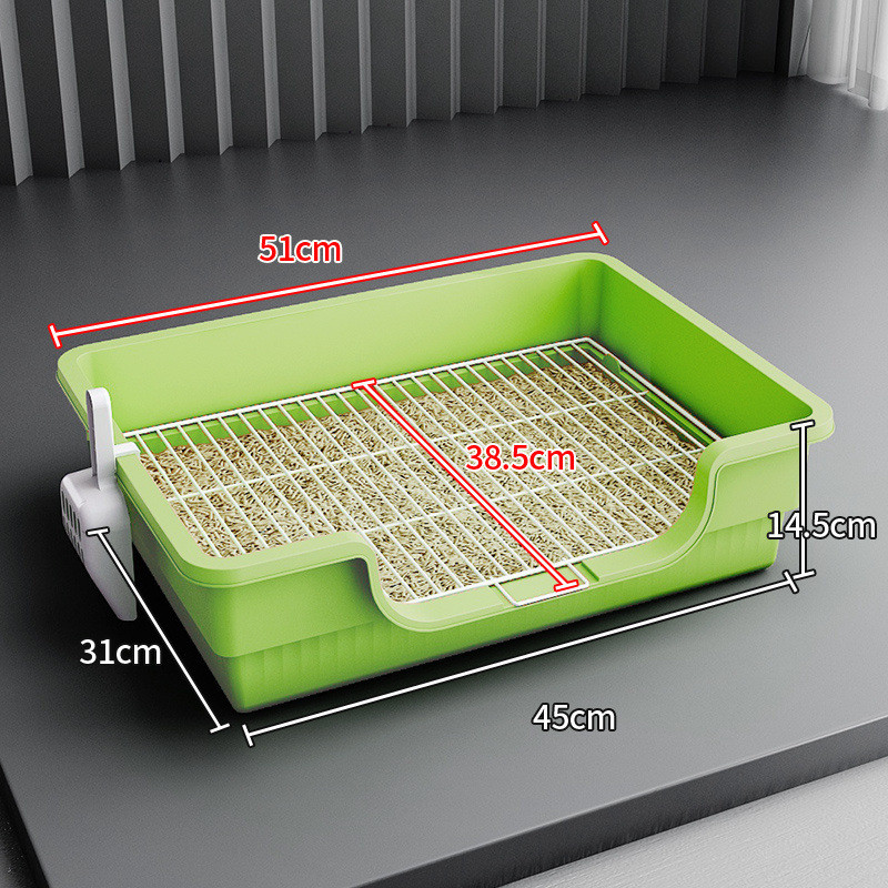 兔笼子喷尿柯基狗狗踩屎公狗溅中型犬高围栏尿盆幼犬盆挡板泰迪
