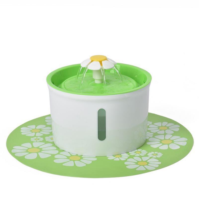 爆款视窗饮水器宠物1.6l饮水机猫咪狗狗小花静音厂家直销