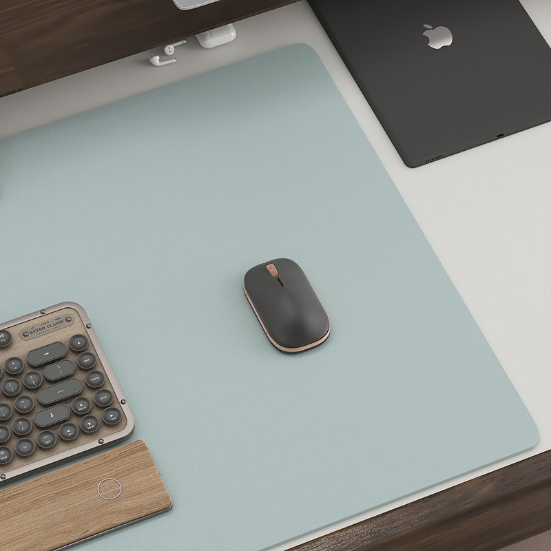 69n皮革鼠标垫桌面桌垫垫子办公电脑保护键盘垫写字台书桌垫大号