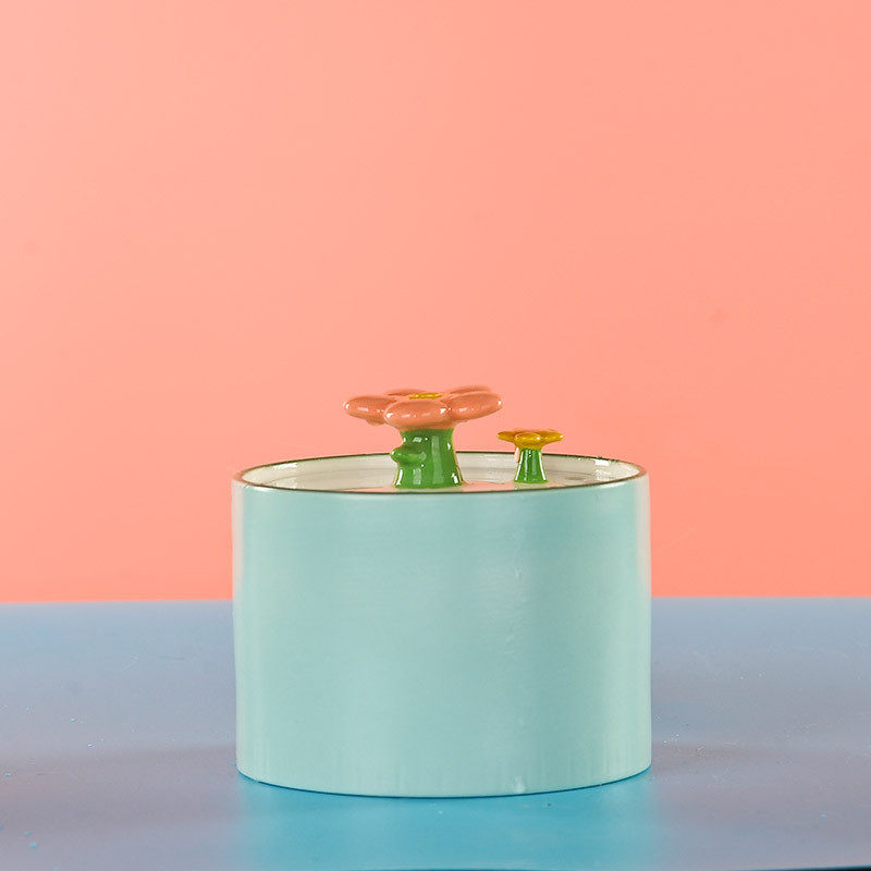 陶瓷创意小花猫咪饮水机小型自动流动宠物水盆猫喂食器喂水流碗,宠物/宠物食品及用品,其它宠物,淘宝优惠券,粉丝福利购,淘宝优惠卷