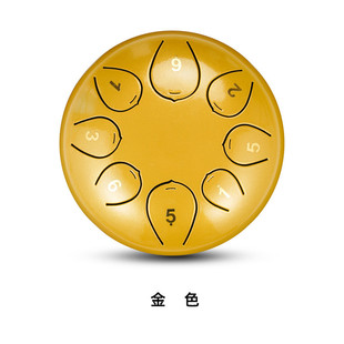 空灵鼓无忧鼓钢舌鼓6寸8音空靈空灵鼓儿童手碟鼓打击乐器鼓