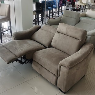 睿客临客厅家庭影院电动情侣双人可躺功能沙发recliner椅盟安吉