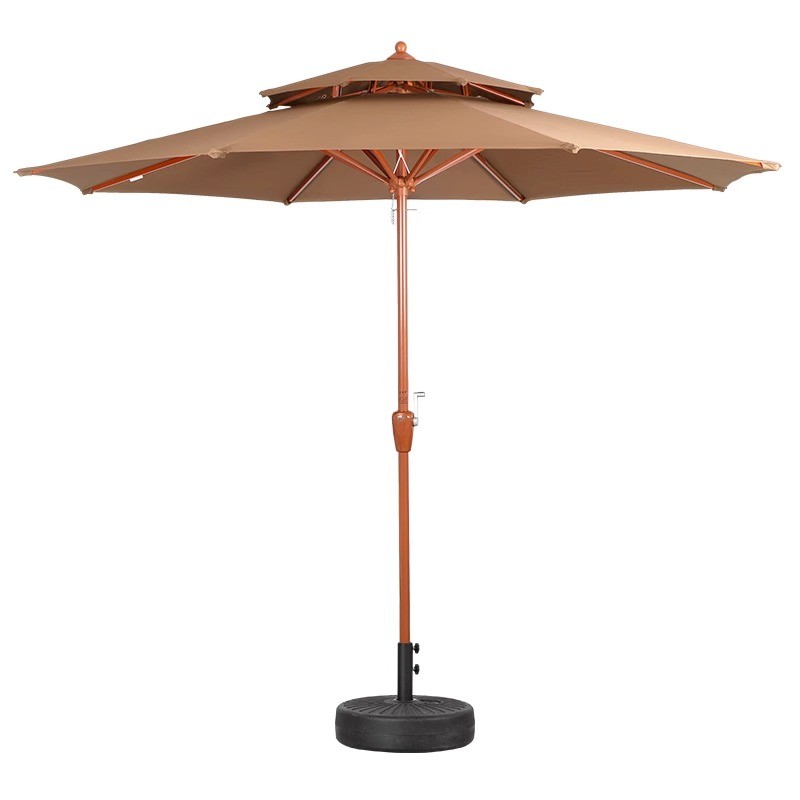 户外休闲遮阳伞 太阳伞圆形伞院子伞庭院伞 防水防晒防紫新款