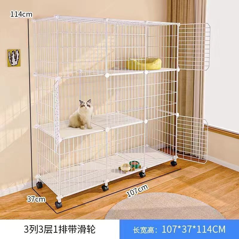 猫笼子不两层家用室内占地超大自由空间小型猫屋宠物狗笼空笼猫窝
