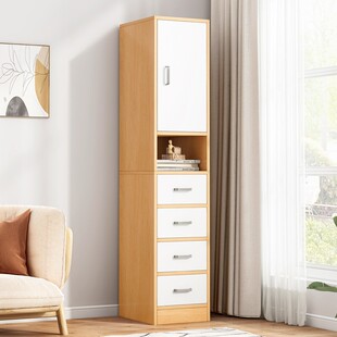 抽屉式收纳柜子置物柜家用卧室卫生间储物柜客厅靠墙杂物零食柜小