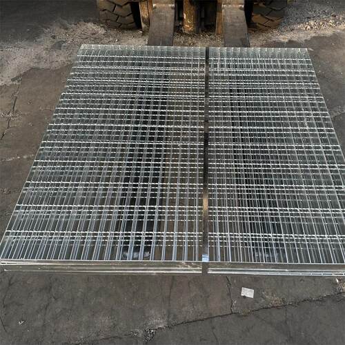 过滤608标准平台钢格栅建筑走道钢格板石油工地重型密型网格栅