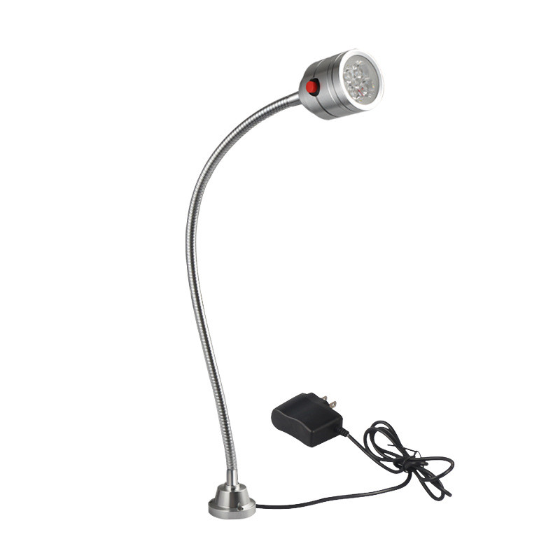 灯led机床工作灯5w220v螺丝固定灯头带开关机床九家