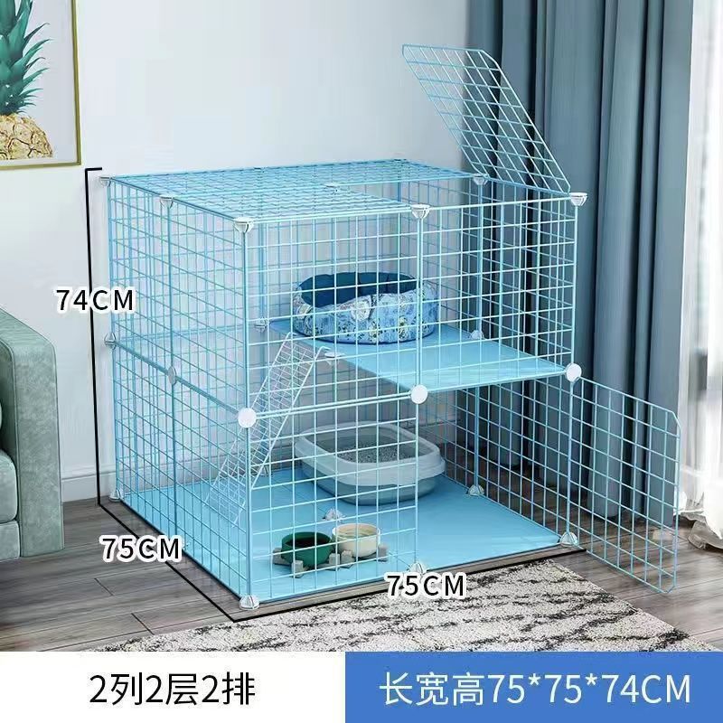 猫笼子双层三层家用幼猫窝室内猫咪用品猫别墅加密带厕所猫舍