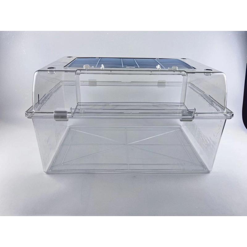 大空间宠物笼子小宠专用仓鼠金丝熊笼子透明笼子可视翻盖广角度