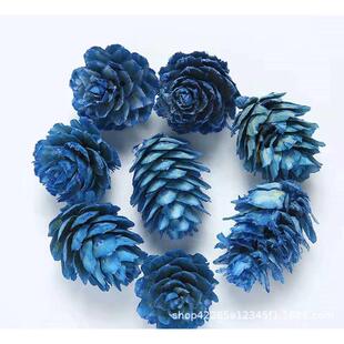 玫瑰松果白油挂件松塔松果手工diy工艺品装饰拍摄道具油松果批发