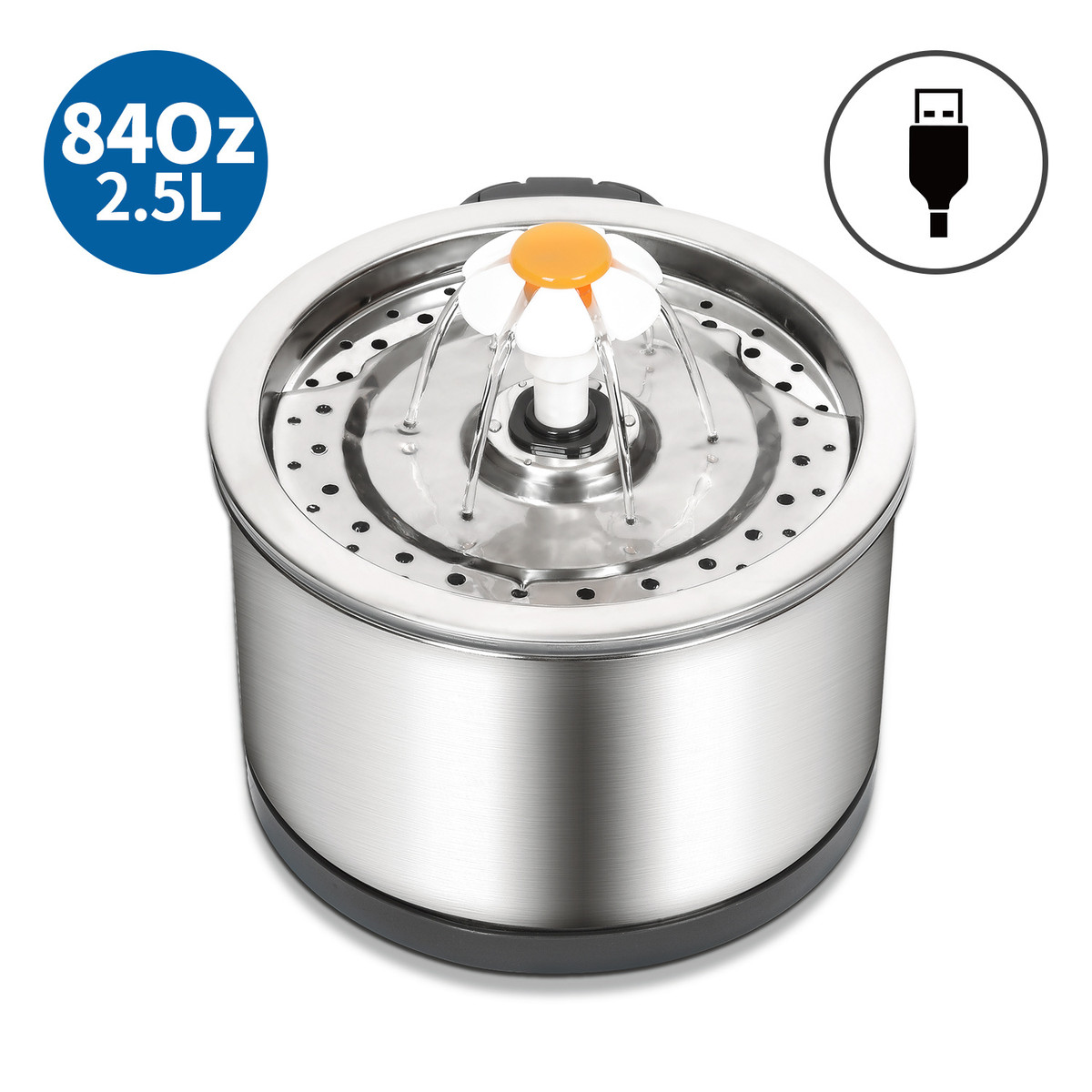 不锈钢宠物饮水机循环活水狗狗饮水机猫咪自动智能饮水机简易清洗