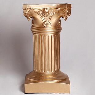 树脂欧式罗马柱花盆婚庆道具婚礼现场布置舞台t台装饰花路引摆件