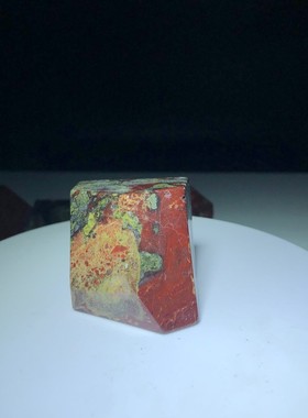 热销天然龙血石不规则立体柱摆件家居客厅玄关办公室装饰品