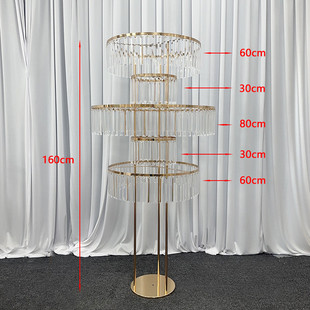 婚庆装饰用品婚礼水晶路引亚克力舞台签到处圣诞装饰落地花架摆件
