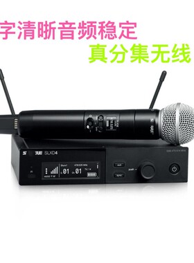 SLXD4/SLXD24D-beta58a一拖一/二无线麦克风真分集话筒舞台演出