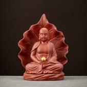 精品紫可养一叶一菩提茶宠茶漏过滤器招财陶家用办公功夫茶玩配件