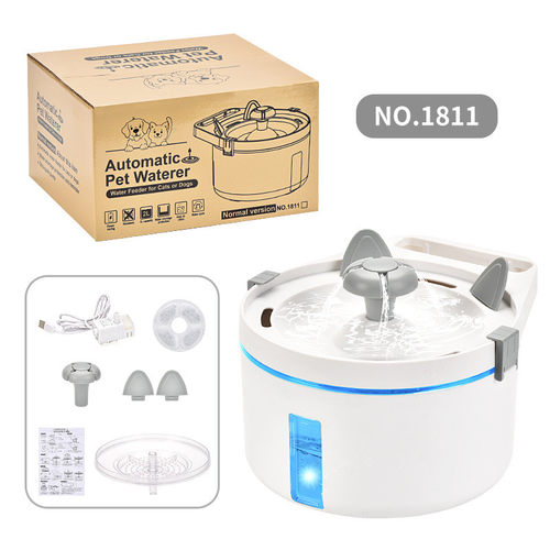 宠物自动循环静音猫咪饮水机流动喝水器猫饮水器喂水碗猫狗狗水盆