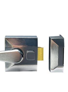 定制室内锌合金卧室木门门锁不锈钢锁大门门锁单舌牛头推拉门锁