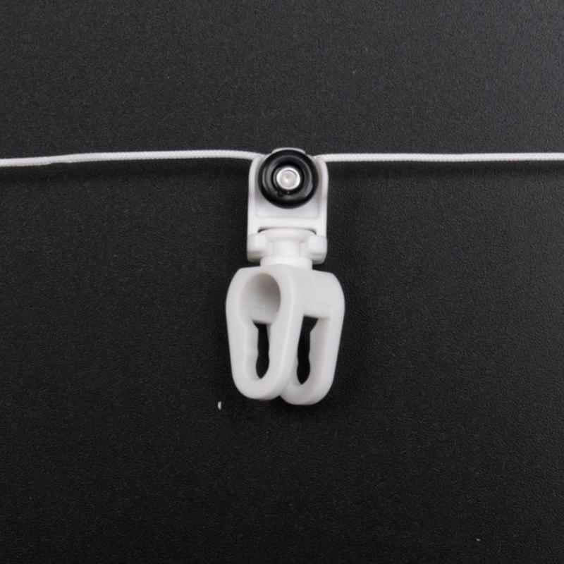 热销蛇形帘走珠帘轨道走珠静音时尚规则波浪波形小方滑轮