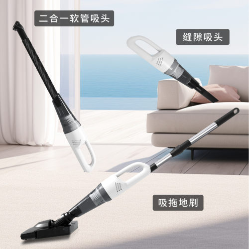热销跨境批发家用车载吸尘器手持无线大吸力便捷除尘器厂家新款