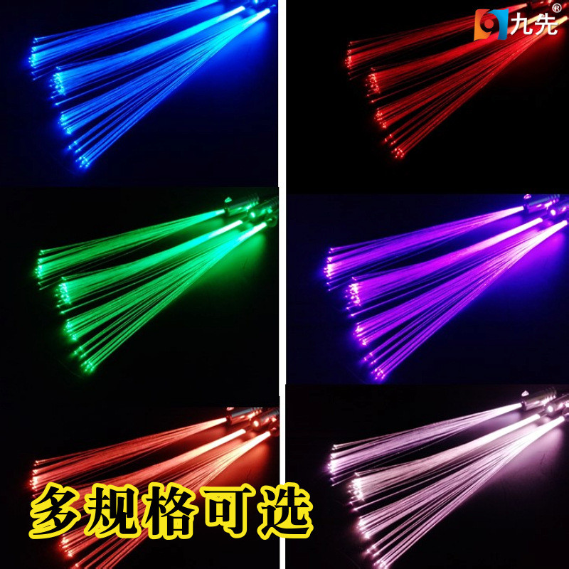 现货1234mm新型混凝土混凝土光纤材料发光透光发光丝发光ps光纤丝