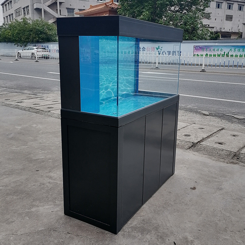 龙鱼缸底滤鱼缸排水现代时尚办公室一键定制屏风客厅隔断厂家直销