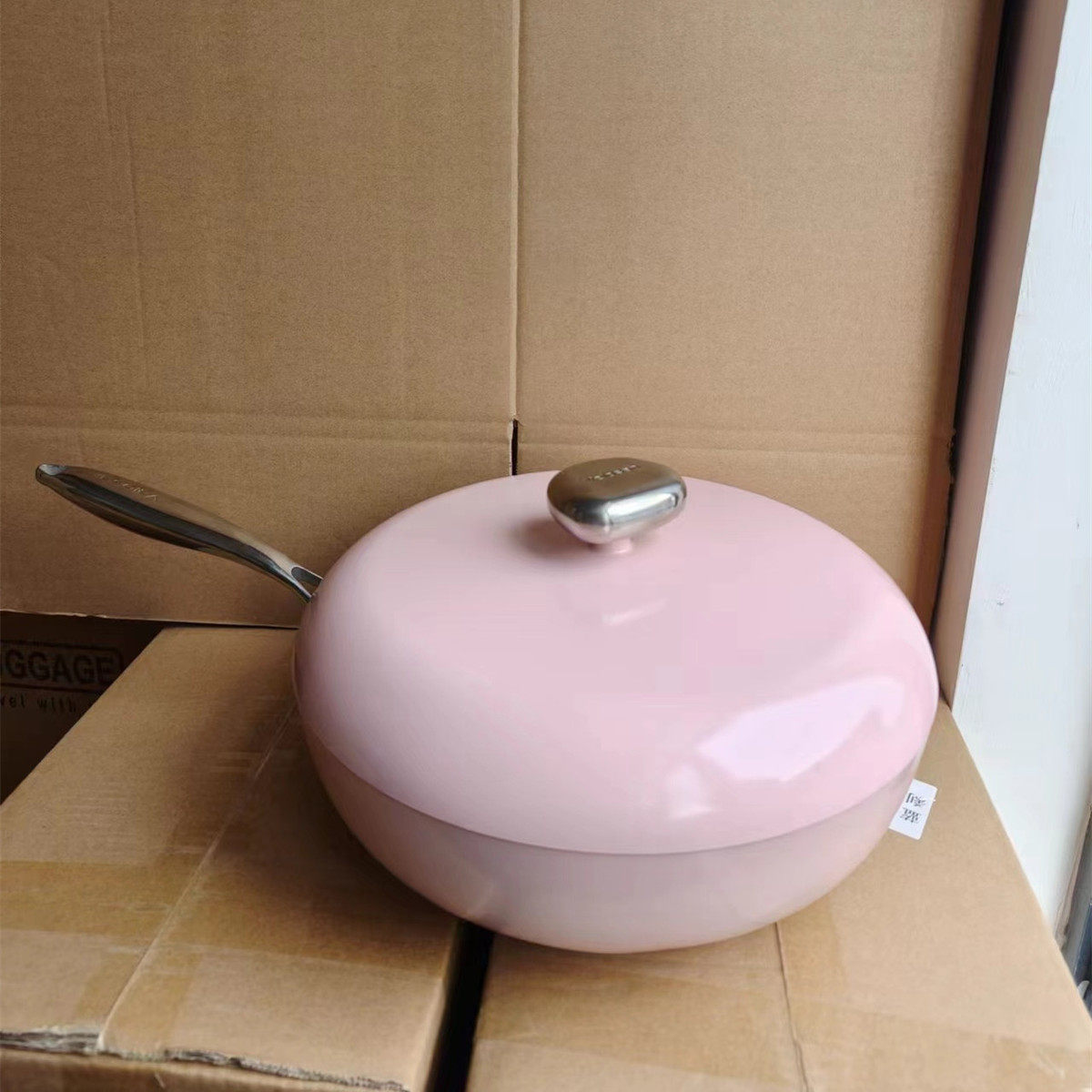 43N瑕疵鹅卵石不粘锅炒菜锅家用平底锅具套装炉灶通