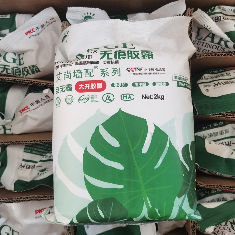 批发糯米胶壁纸家用墙纸胶水整箱12包墙布胶壁布
